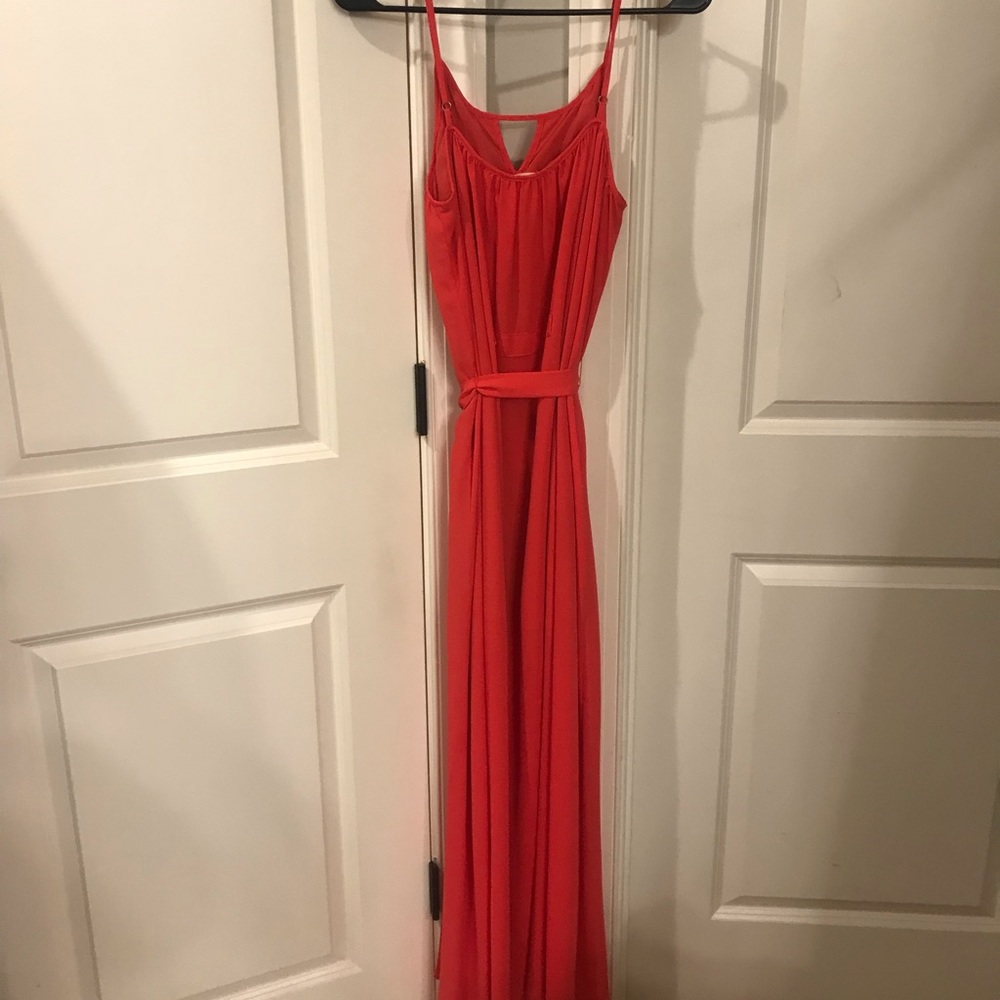 Coral Dress “Under Skies” Color CORAL NOT Red